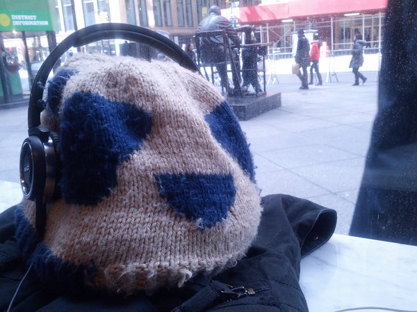 Panda Hat at the Hipster Cafe